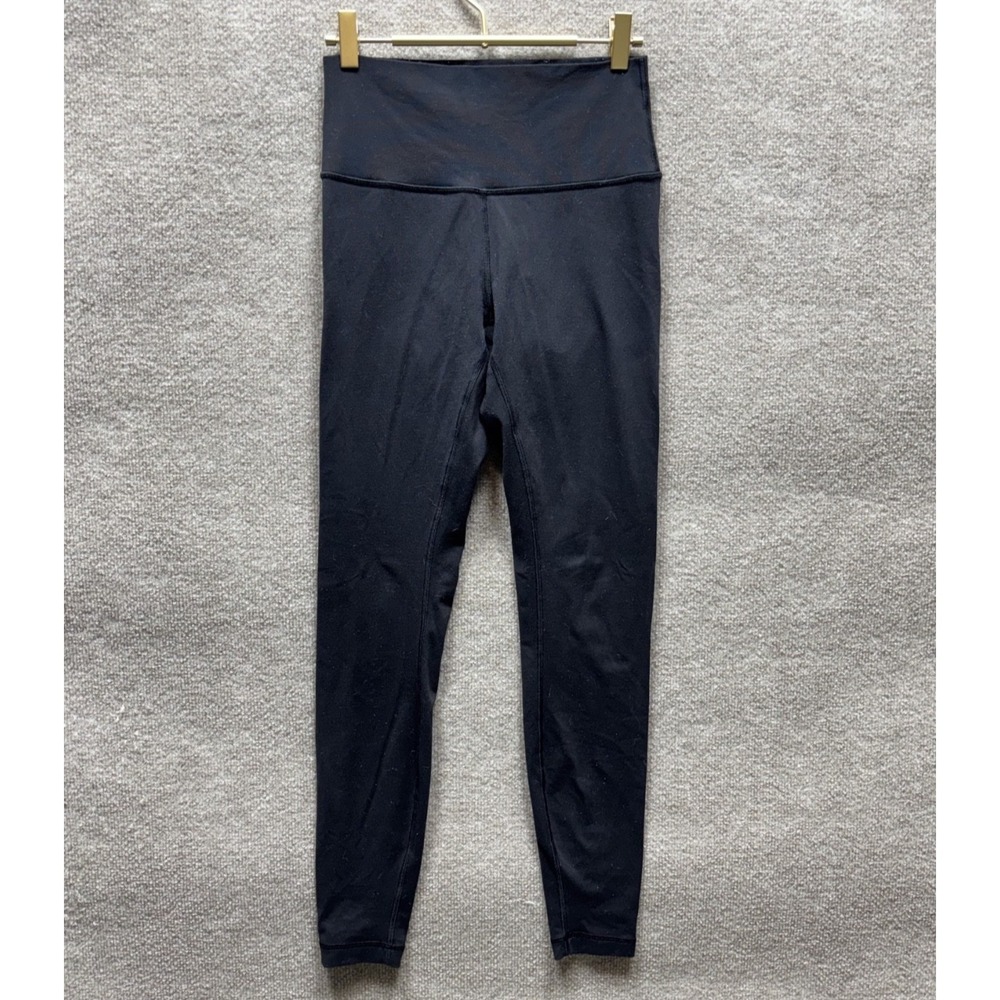 Lululemon Wunder Under High Rise Leggings Women's 6 Black HR HW EUC Athleisure